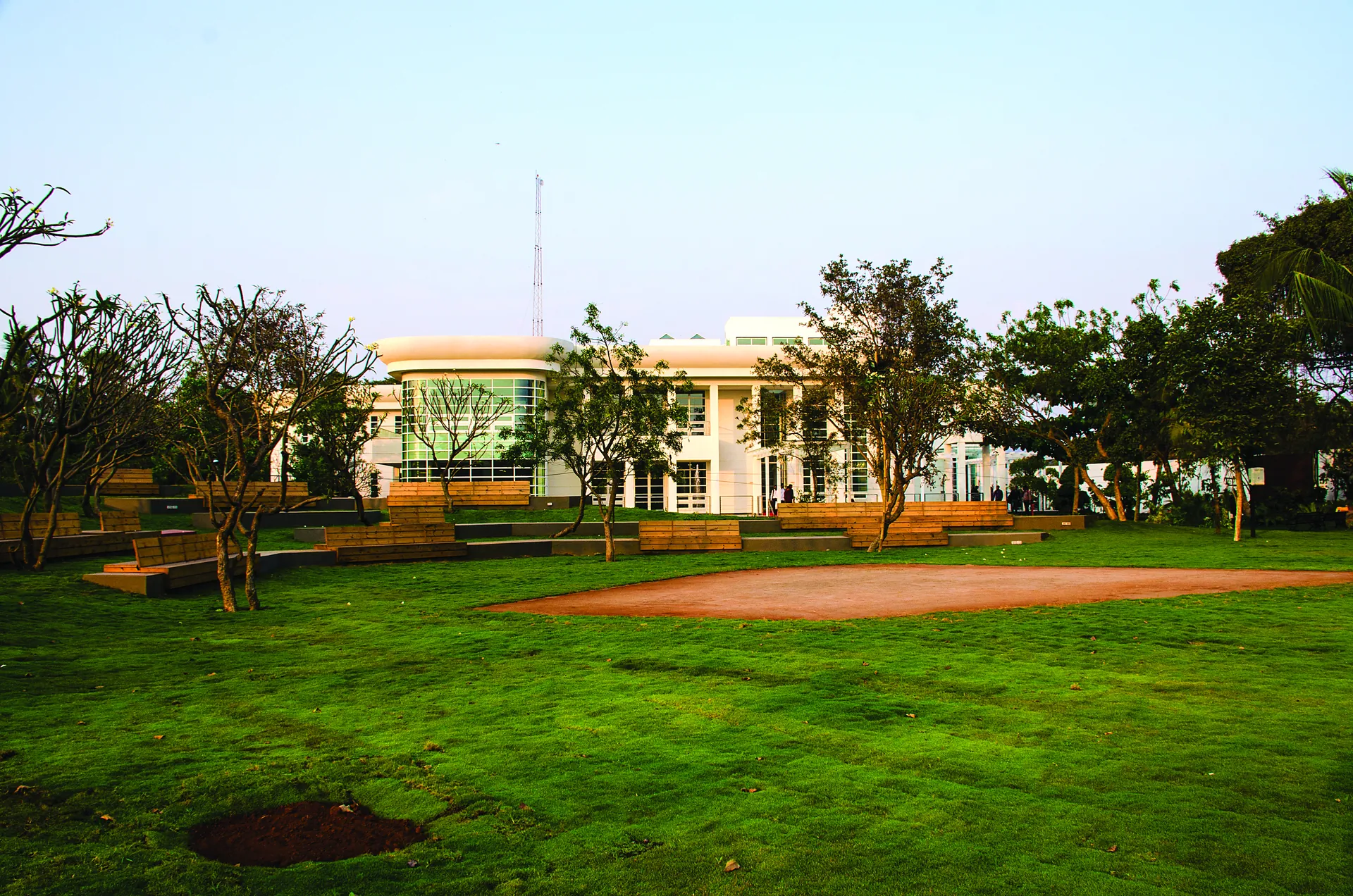 The lawns and grounds at AliGunjan